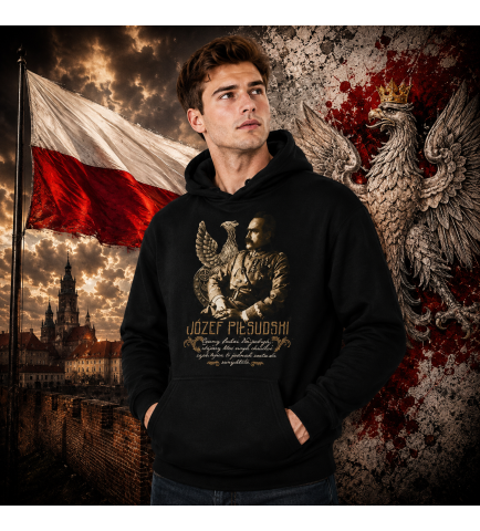 BLUZA Z KAPTUREM PIŁSUDSKI